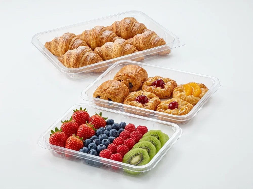 PFAS-Free Food-Grade Plastic Tray - Factory Direct PFAS-Free Elimination Packaging Solution for Food & Beverage Flexible