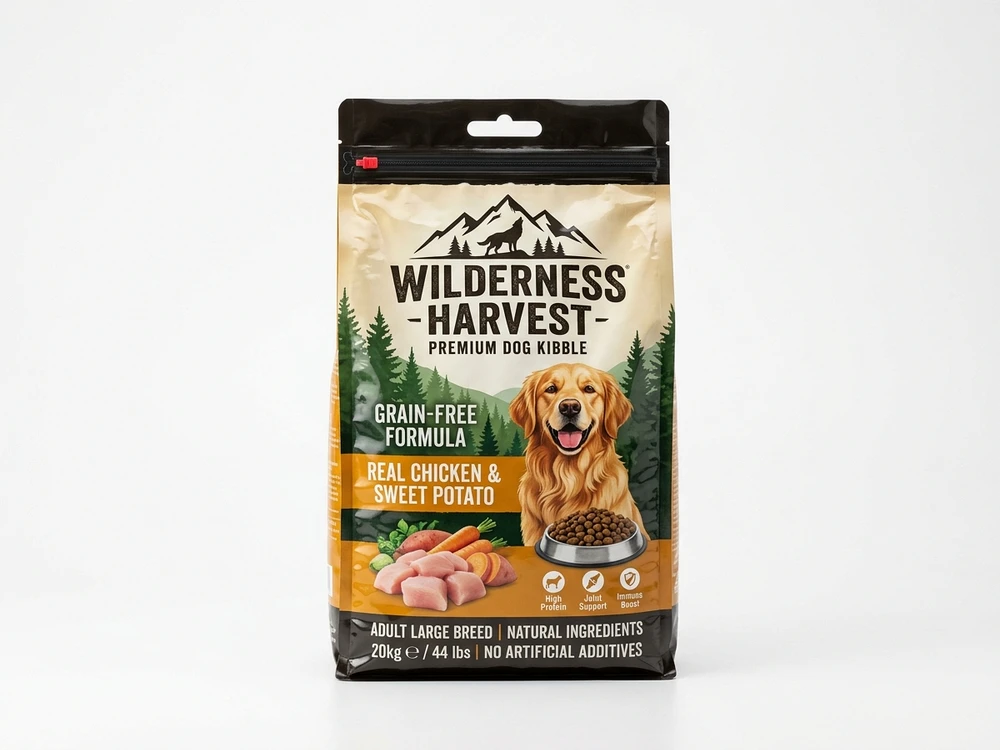 High-Barrier Pet Food Flat Bottom Bag - Factory Direct 100% Mono-Material PE Packaging Solution for Food & Beverage Flexible